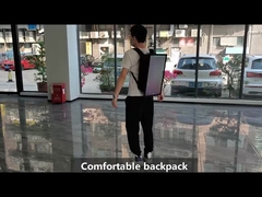 21,5 pollici Digital Backpack Billboard Advertising Player Human Walking Lcd Signage