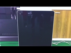 Il chiosco girante a 55 pollici del touch screen visualizza il verticale di pubblicità dell'affissione a cristalli liquidi interattivo