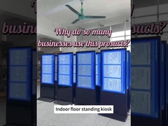 55 pollici di pavimento in piedi segnaletica digitale