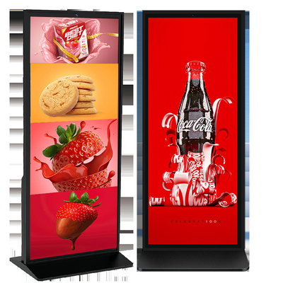 70 pollici Full Screen 4k Pavimento Standing Digital Signage TFT LCD Touch Screen Chiosco