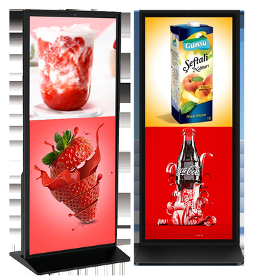 Totem touch screen interno da 70 pollici, angolo visivo da 178°