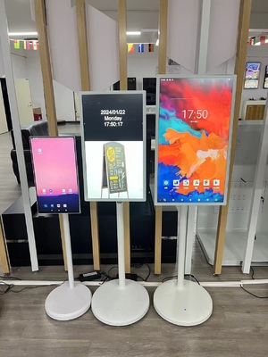 VETO Smart TV portatile Android 12 wireless mobile con supporto a batteria interattivo Smart Display
