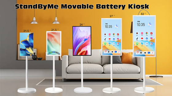Wireless Smart Portable TV 21.5-32 Inch HD Android Interactive Touch LCD Display con supporto batteria 5H o 9H