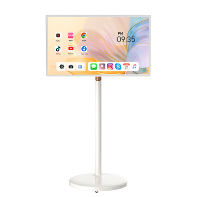VETO 21,5 24 27 pollici Indoor Stand by me TV con batteria 13MP Camera per l'apprendimento video