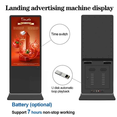 Display interattivo VETO da 43 pollici con Wi-Fi Auto AD Player Android OS Risoluzione 1920×1080