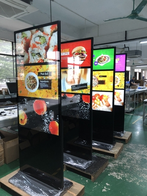 VETO 43-86 pollici Display di canalizzazione Wifi Digital Signage LCD pubblicitario Indoor Totem digitale
