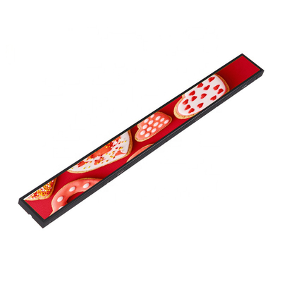 VETO 23.1 24 27 Inch Andriod Rack Edge Stretched Bar Tipo TFT LCD Display Monitor di scaffale al dettaglio