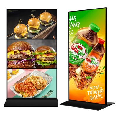 Qualità VETO 4K Full Screen Android LCD Display pubblicitario con luminosità 450nit Digital Signage fabbrica