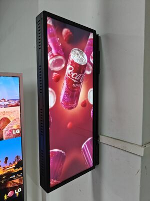 Qualità Display LCD Stretched Bar da 21,5 pollici montato a parete con CMS integrato per lettore multimediale pubblicitario Fabbrica
