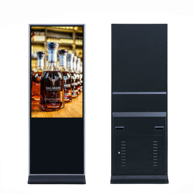VETO 43 49 55 pollici Display LCD a pavimento, segnaletica digitale 4K, schermo sensoriale per pubblicità interna