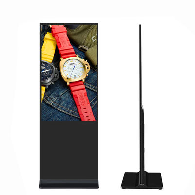 VETO 65 pollici Indoor Android LCD pubblicità lettore 4k piano Stand touch screen Digital signage