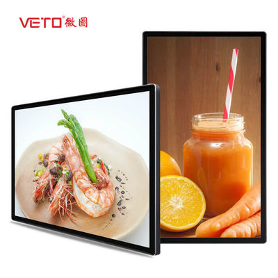 43-49-55-65 pollici Montaggio a muro Segnaletica digitale Indoor Android Touch Screen Display pubblicitario LCD per ascensore